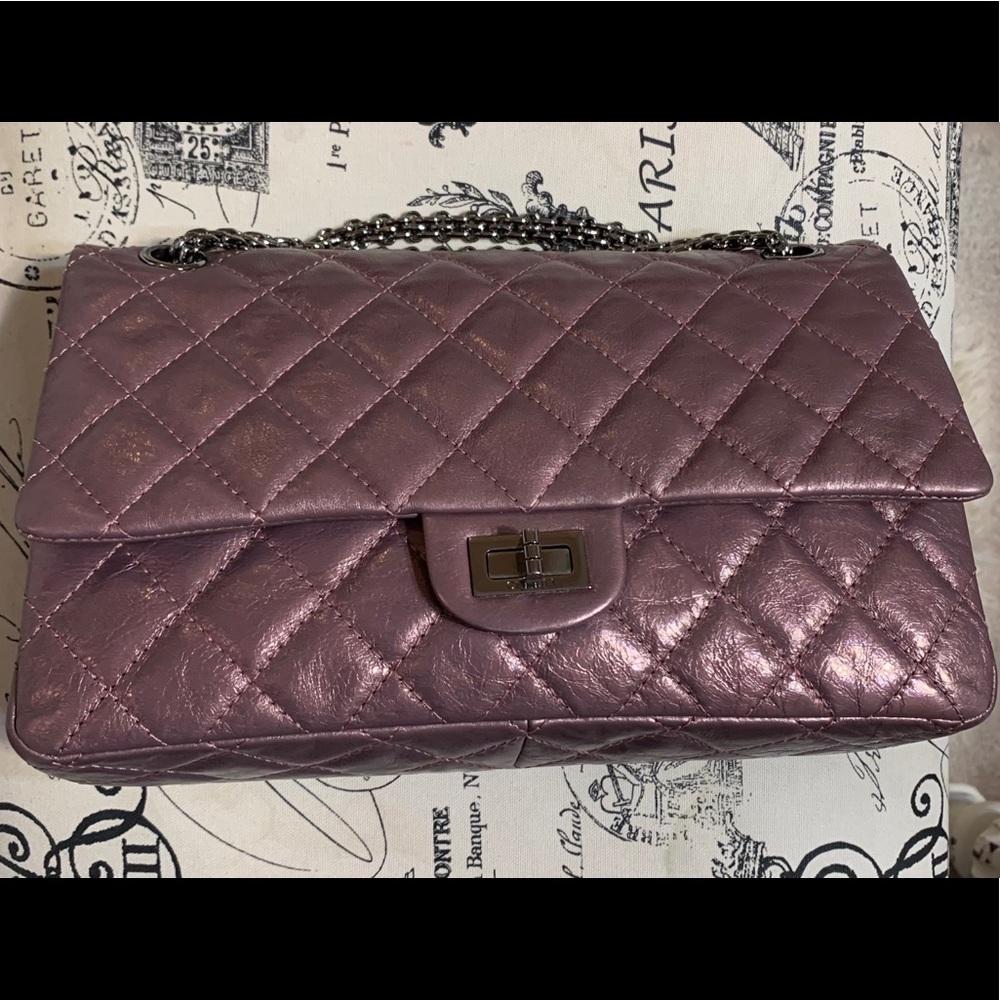Chanel Reissue 2.55 Metallic Aged Calfskin 226